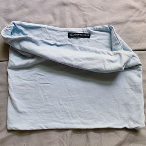 brandy melville blue tube top